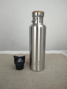 metal water bottle